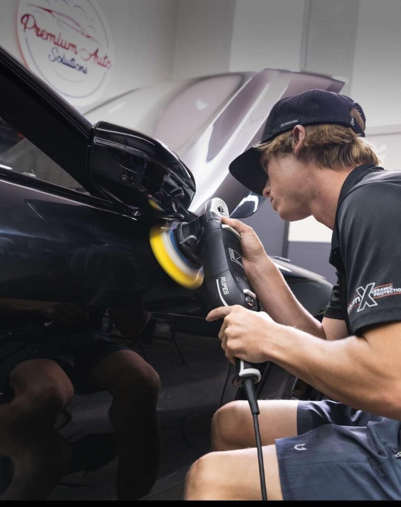 Car enhanced with ceramic coating by Premium Auto Solutions in Montrose, CO