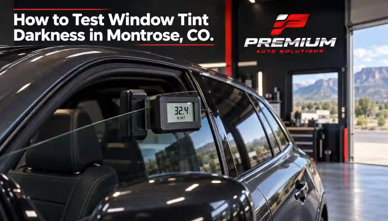 Window Tint Darkness in Montrose, CO at Premium Auto Solutions